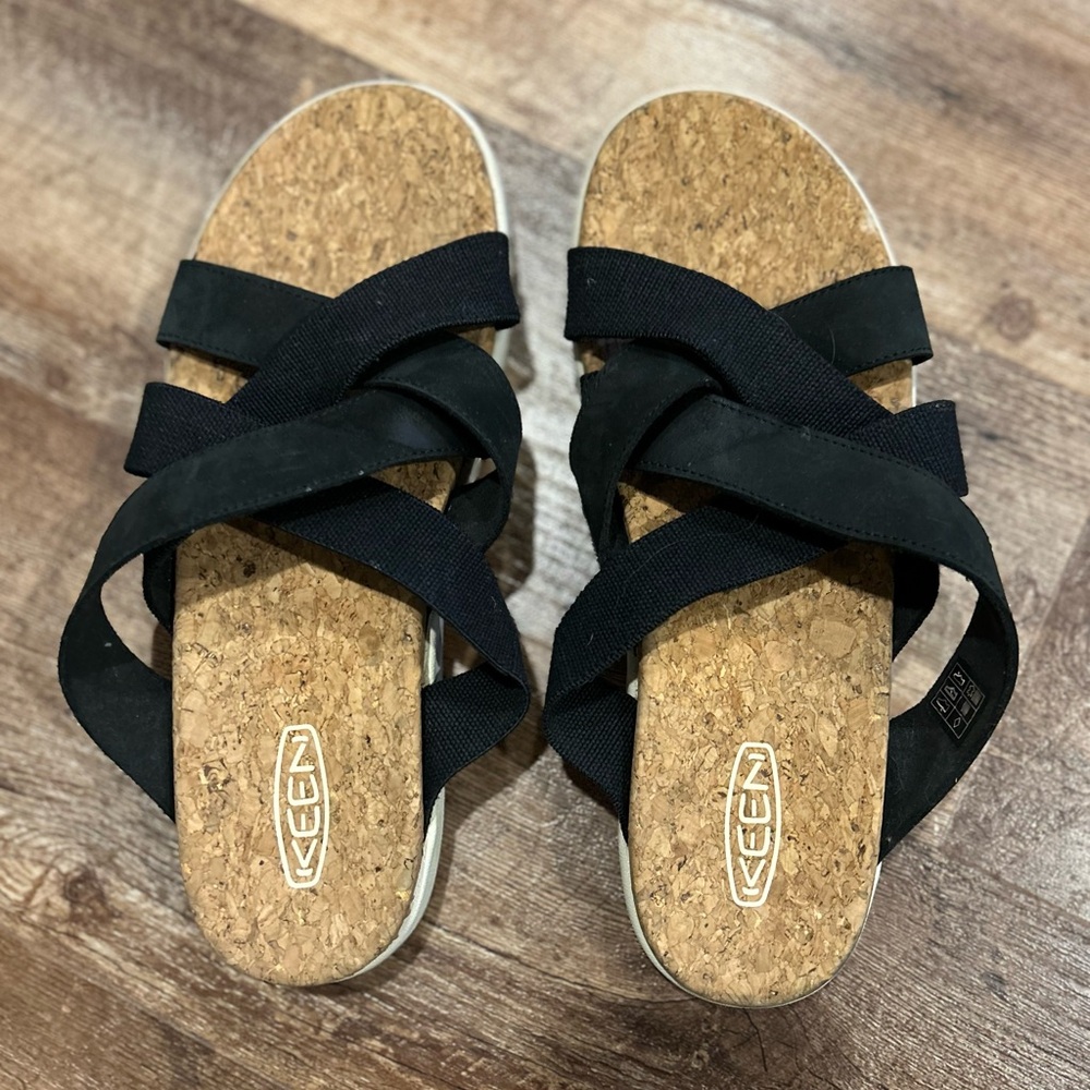 Keen Women's Black Cork Sandals